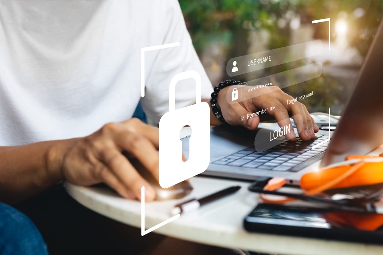 Concept,Of,Cyber,Security,,Information,Security,And,Encryption,,Secure,Access